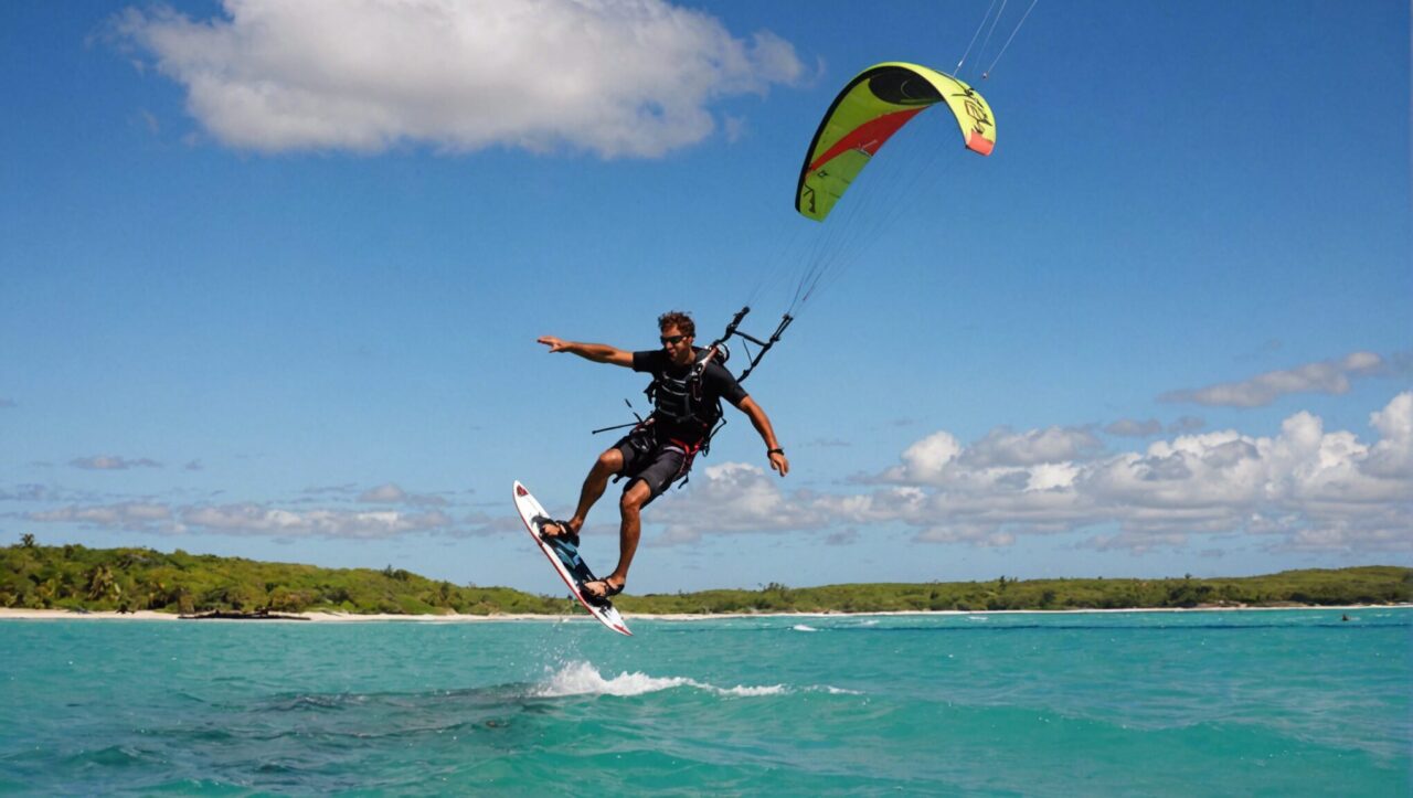 découvrez pourquoi le kitesurf à l'île maurice est si captivant et laissez-vous transporter par la magie des vagues et du vent dans un cadre paradisiaque.
